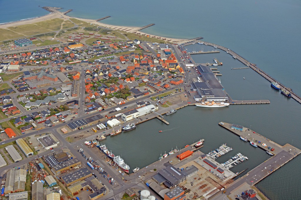 01.09.2014: Royalt besøg, Thyborøn havn med "Dannebrog"