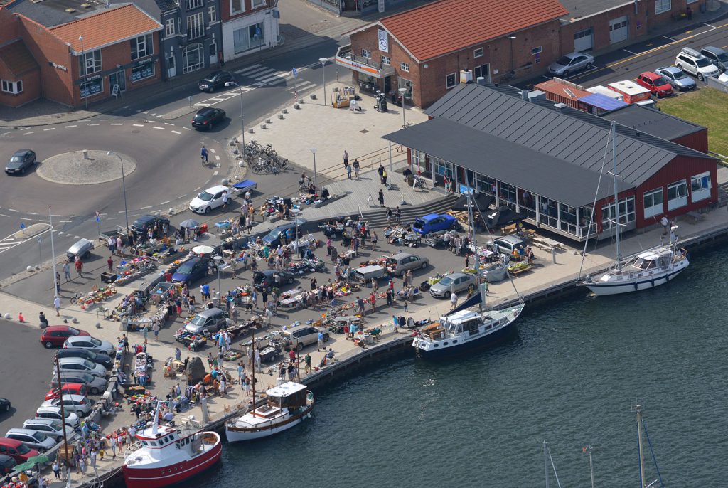 Sol, sommer og marked på Lemvig havn - 28.07.2014